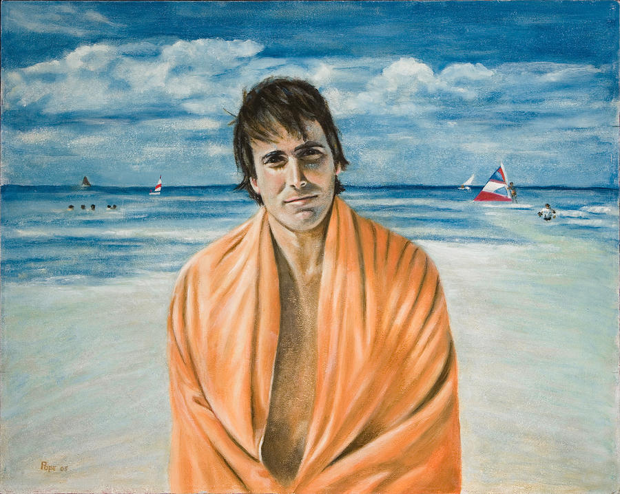 Beach Painting - Geoffrey M Pope by Bruce Ben Pope