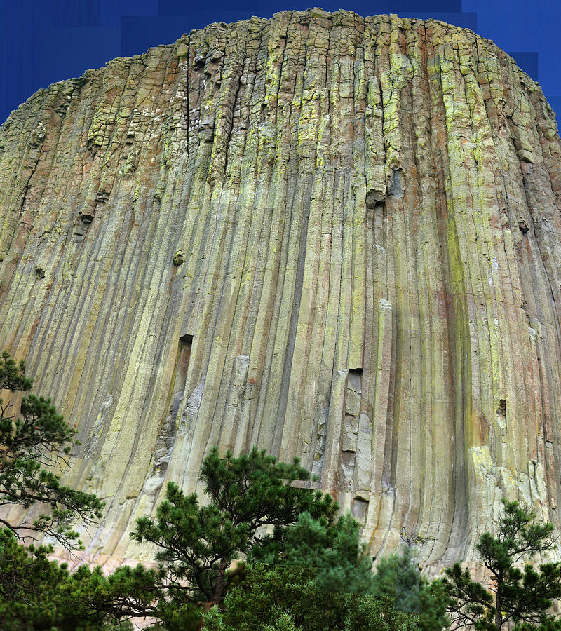 Devil's Tower Photograph - Geology Triptych - Two by Stephen Farley Devil's Tower Photograph - Geology Triptych - Two by Stephen Farley