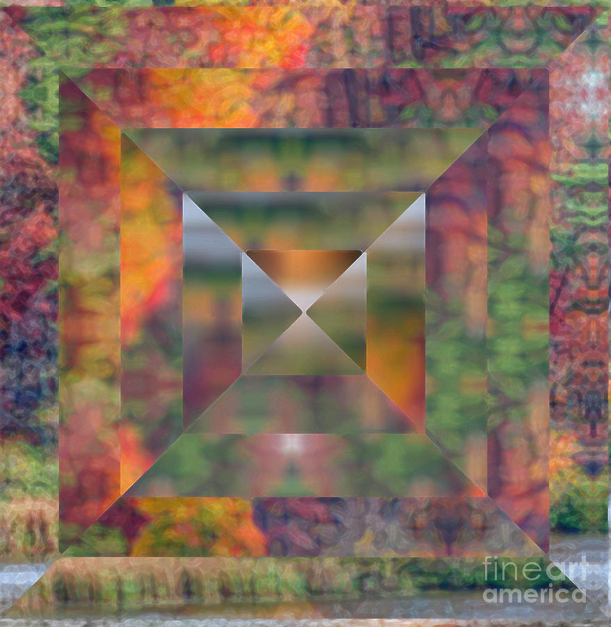 Geometric Abstract Autumn Photograph by Kerri Farley