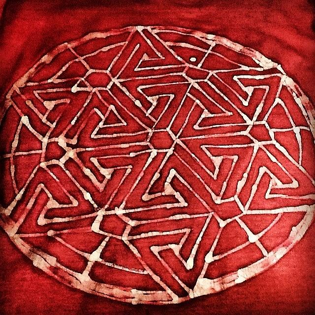 Geometric Batik Mandala , Loving The Photograph by Sandra Lira