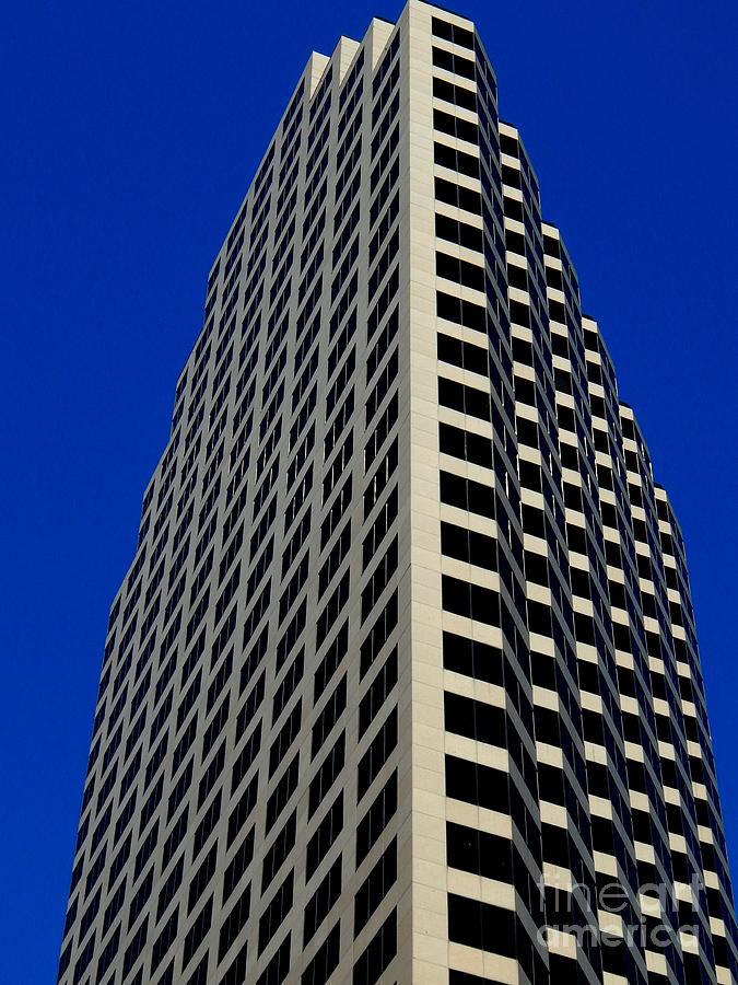 Geometric Blue In Downtown New Orleans Louisiana Photograph by Michael Hoard