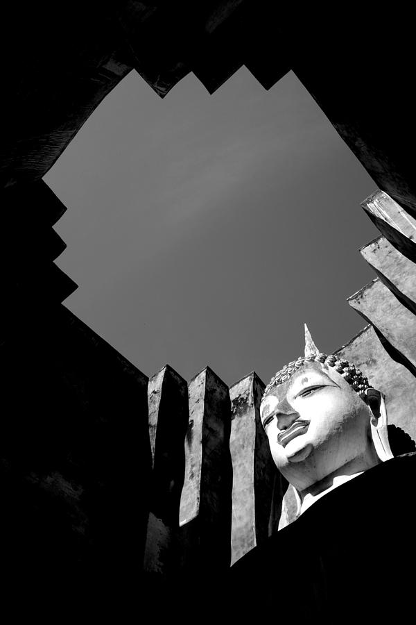 Geometric Buddha Photograph by Lauren Rathvon