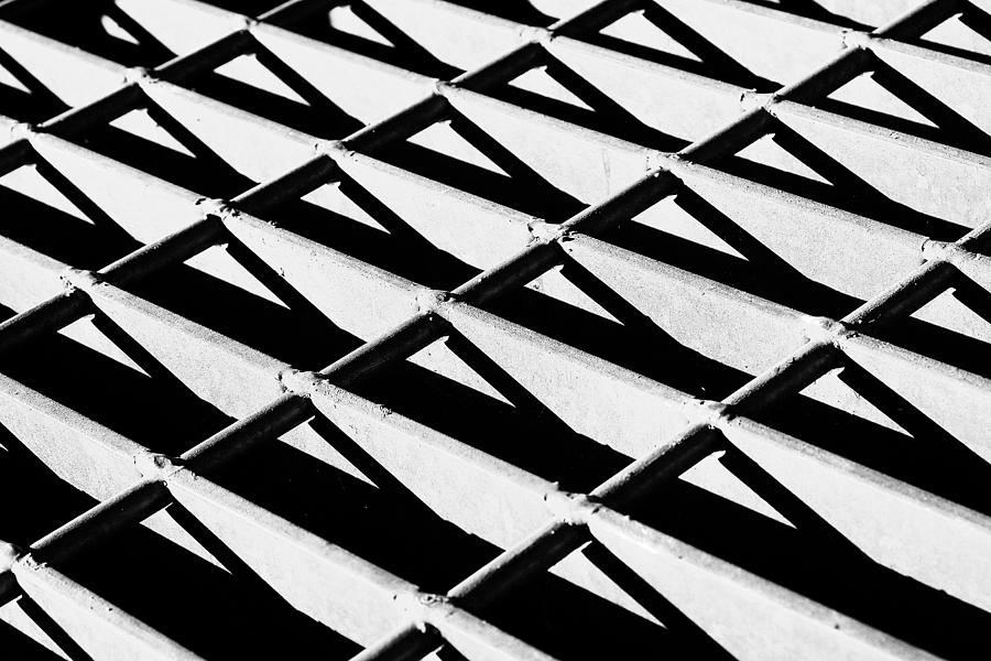 Geometry Grate Photograph by Robert Woodward