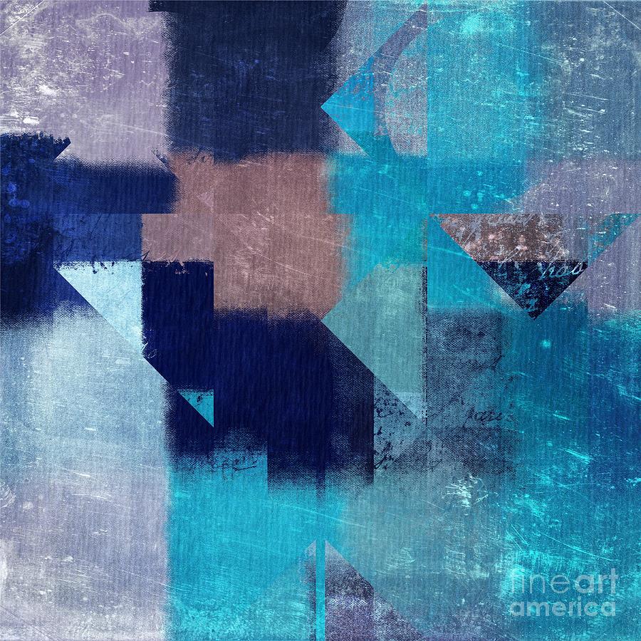 Abstract Digital Art - Geomix 04 -05ac9t28a by Variance Collections