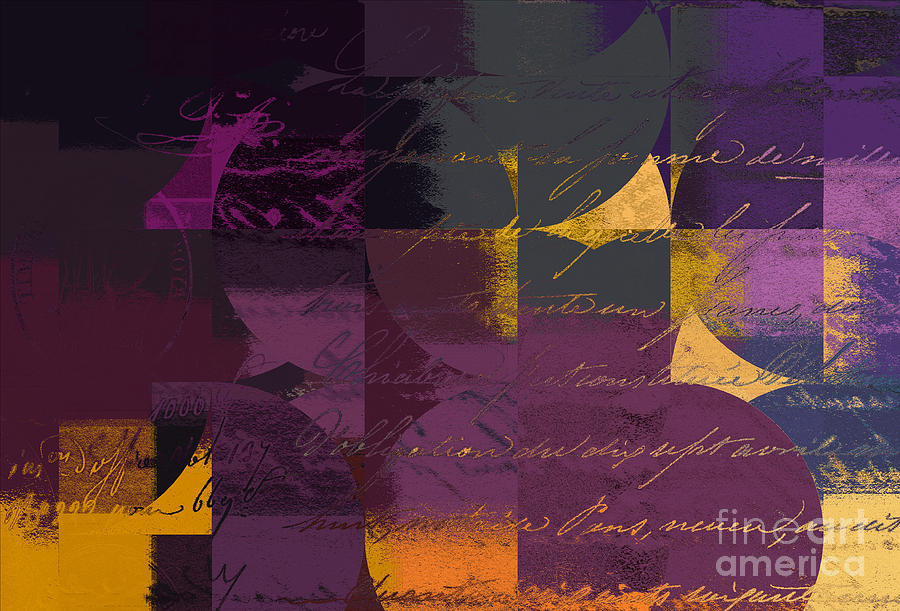 Abstract Digital Art - Geomix 07 - 064097167 by Variance Collections