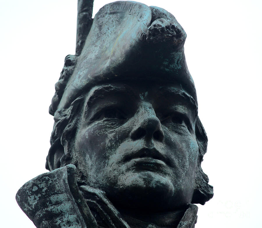 George Armistead Statue Head Photograph by Cynthia Snyder