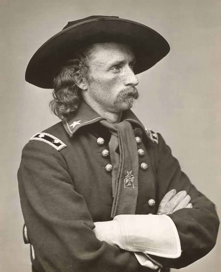 Portrait Photograph - George Armstrong Custer by American School
