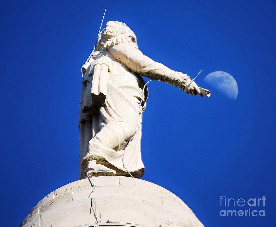 George Washington Photograph - George W Bounces The Moon by Marcus Dagan George Washington Photograph - George W Bounces The Moon by Marcus Dagan