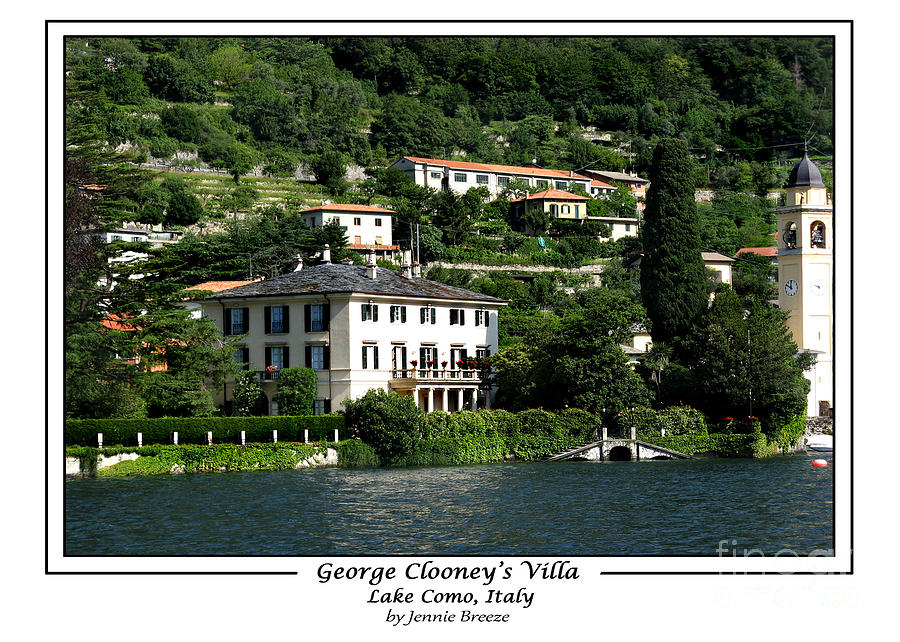 George Clooney Villa.Como Photograph by Jennie Breeze