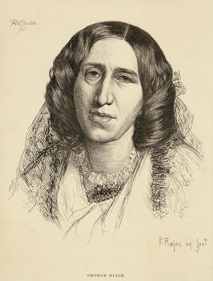 George Eliot Drawing by Mary Evans Picture Library - Fine Art America