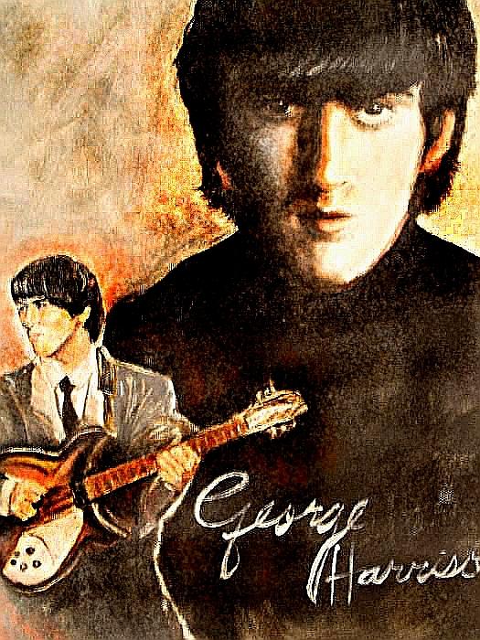 George Harrison Beatle Painting by Leland Castro | Fine Art America
