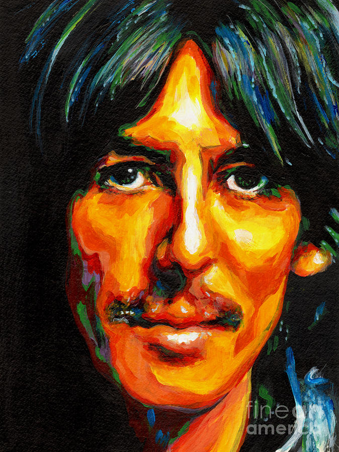 George Harrison Painting by Tanya Filichkin