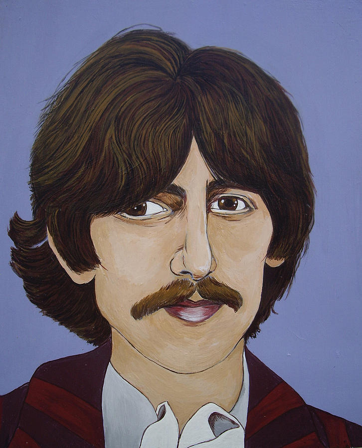 George Harrison Painting by Linda Kassabian. 