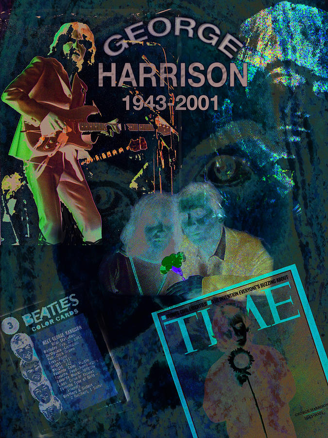 George Harrison Digital Art - George Harrison by Melinda Saminski