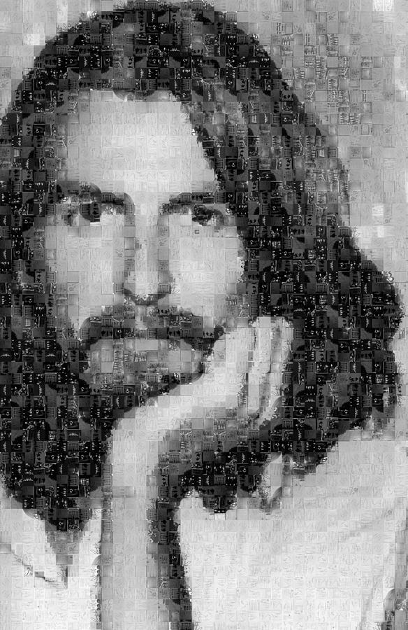 George Harrison Mosaic Image 3 Photograph by Steve Kearns