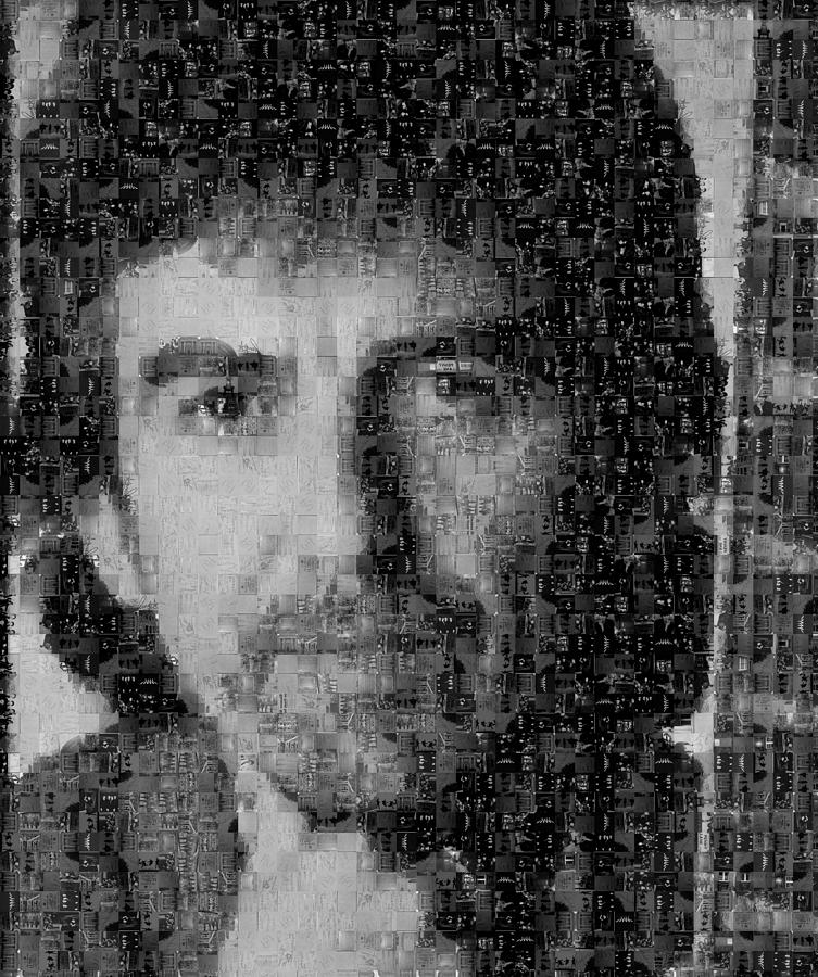 George Harrison Mosaic Image 4 Photograph by Steve Kearns