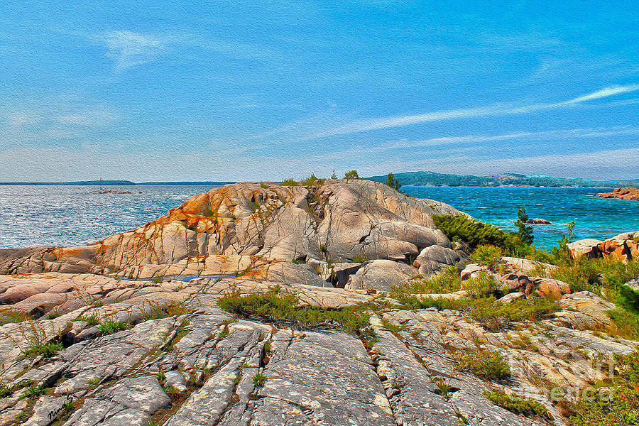 George Island View of Georgian Bay Photograph by Nina Silver