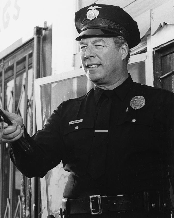 The Blue Knight Photograph - George Kennedy in The Blue Knight by Silver Screen