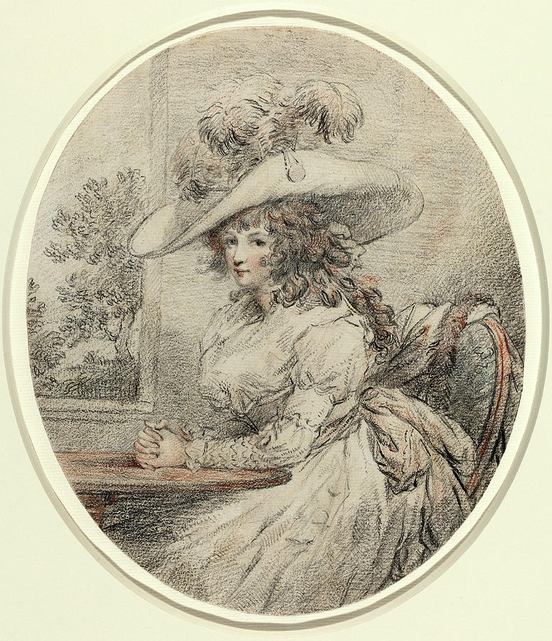 George Morland Drawing - George Morland British, 1763 - 1804, Anne Ward Morland by Quint Lox