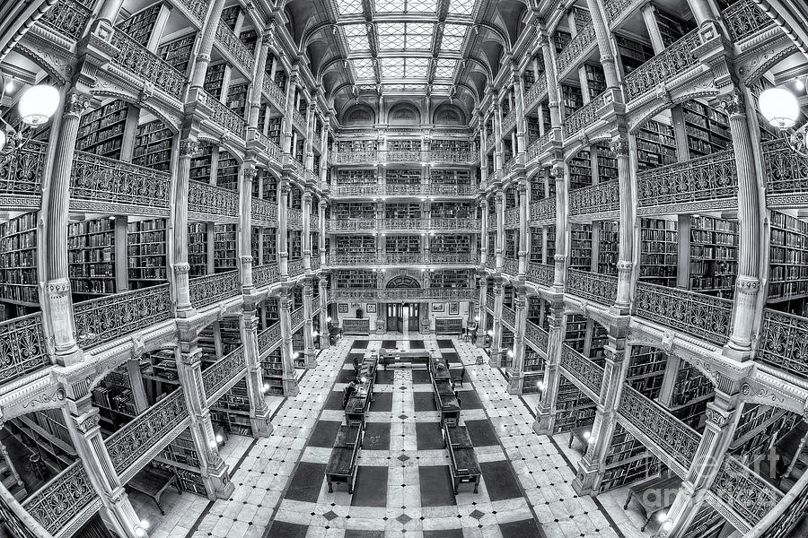 George Peabody Library II Photograph by Clarence Holmes