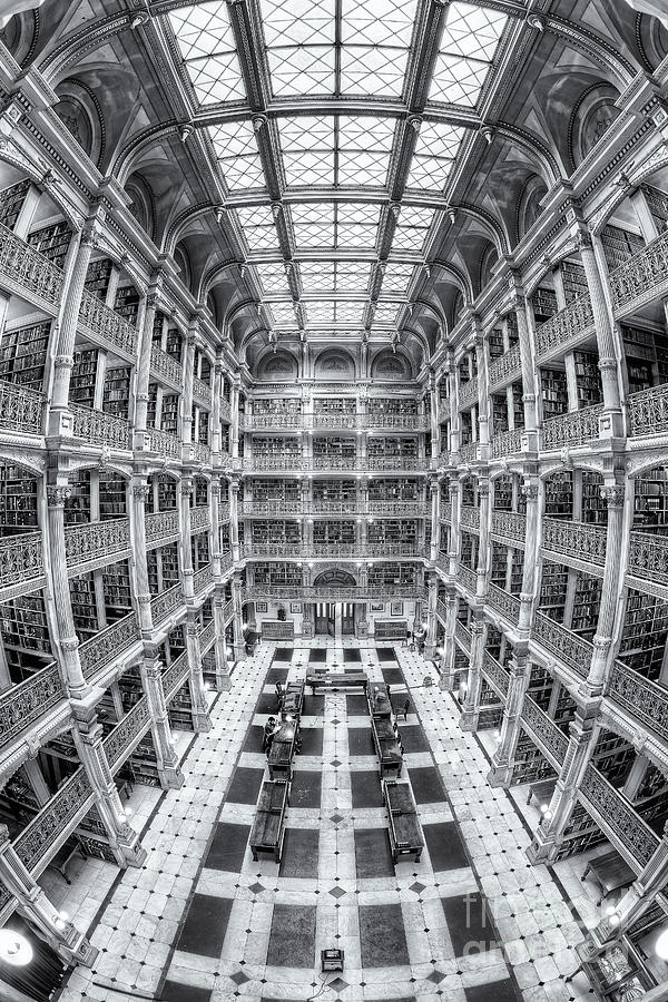 George Peabody Library IV Photograph by Clarence Holmes