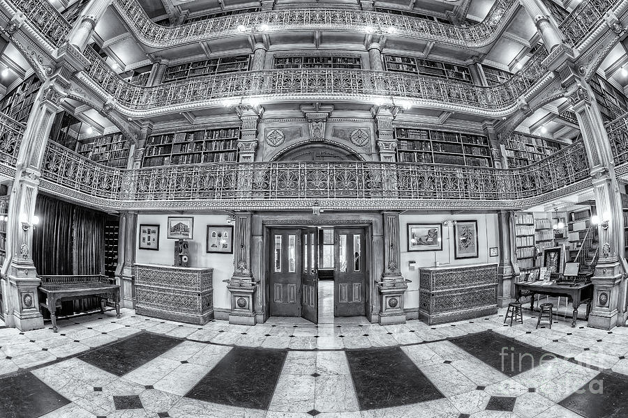 Baltimore Photograph - George Peabody Library VI by Clarence Holmes