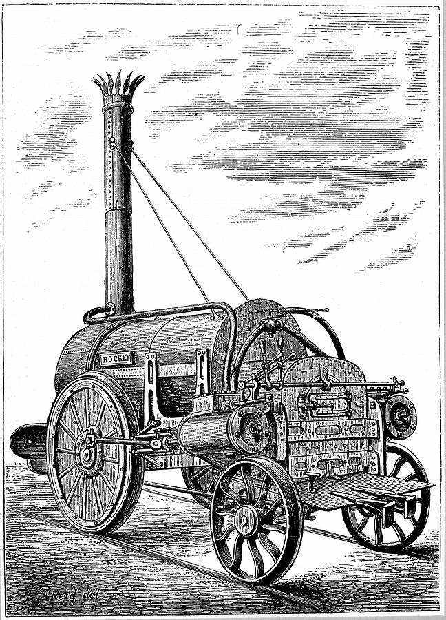 George Stephenson's Locomotive 'rocket' Photograph by Universal History ...