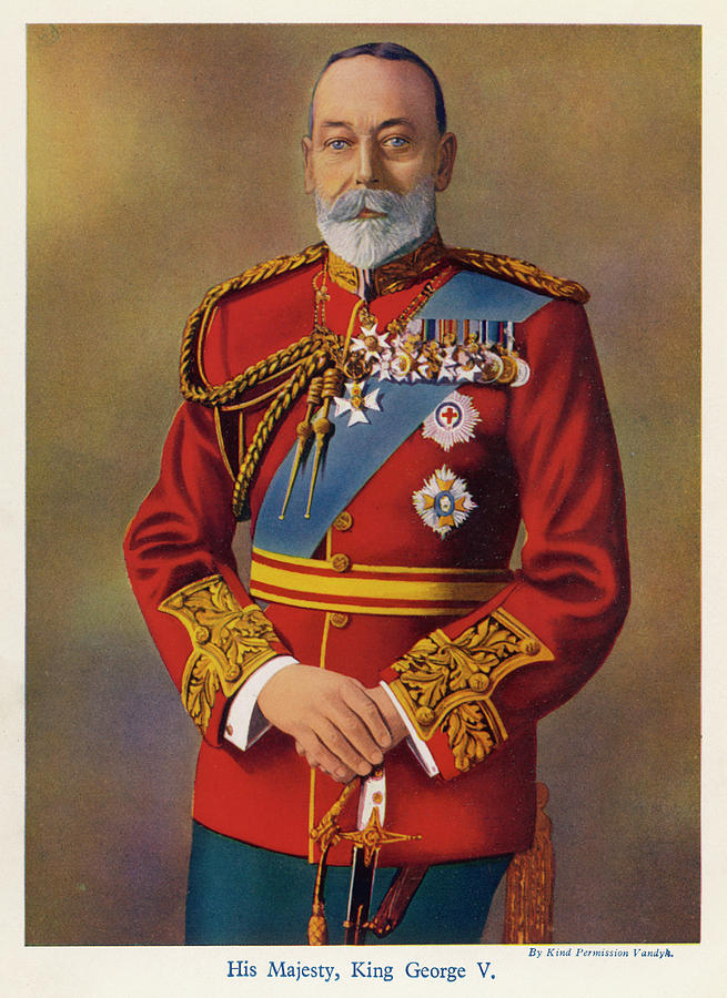 George V In 1935 Date 1865 - Drawing by Mary Evans Picture Library | Pixels