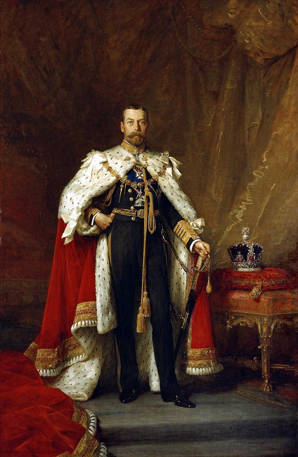 George V, King Of England Painting by Science Source