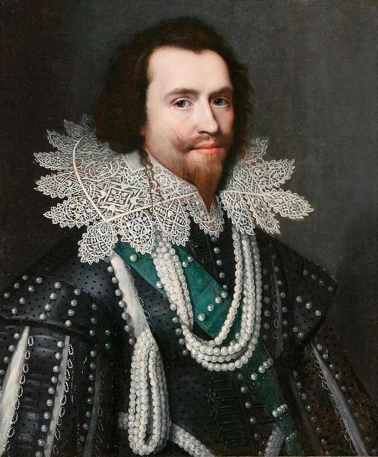 George Villiers Duke of Buckingham Painting by Michiel Jansz van Mierevelt