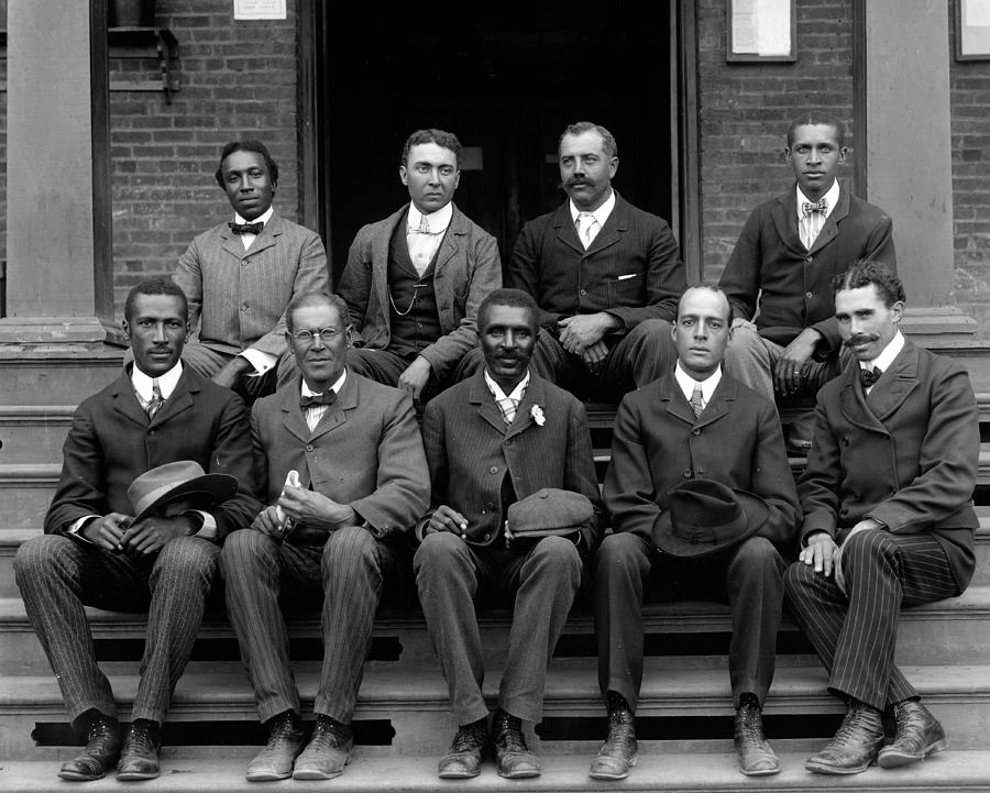 George W. Carver With Staff, 1902 Photograph by Science Source