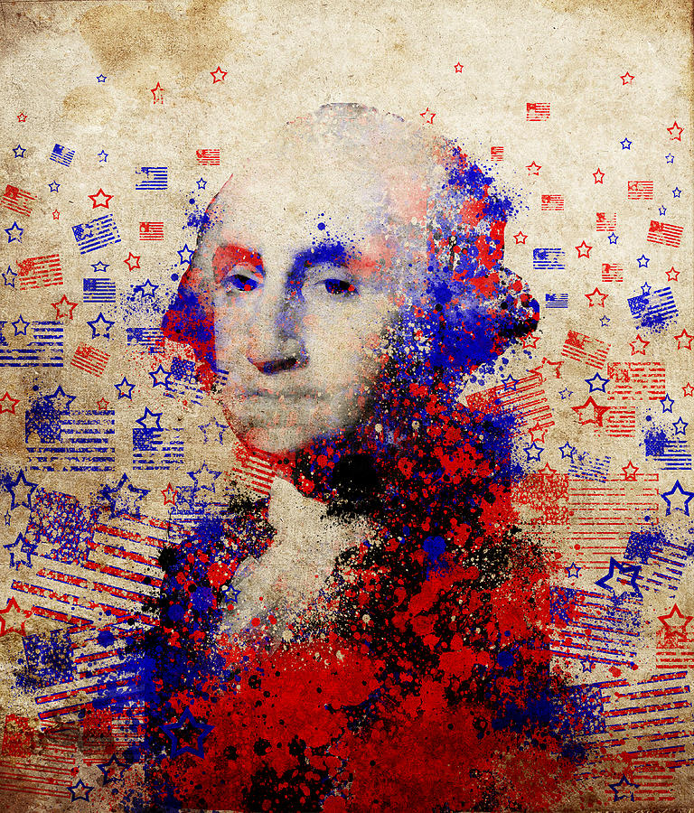 George Washington 3 Painting by Bekim M