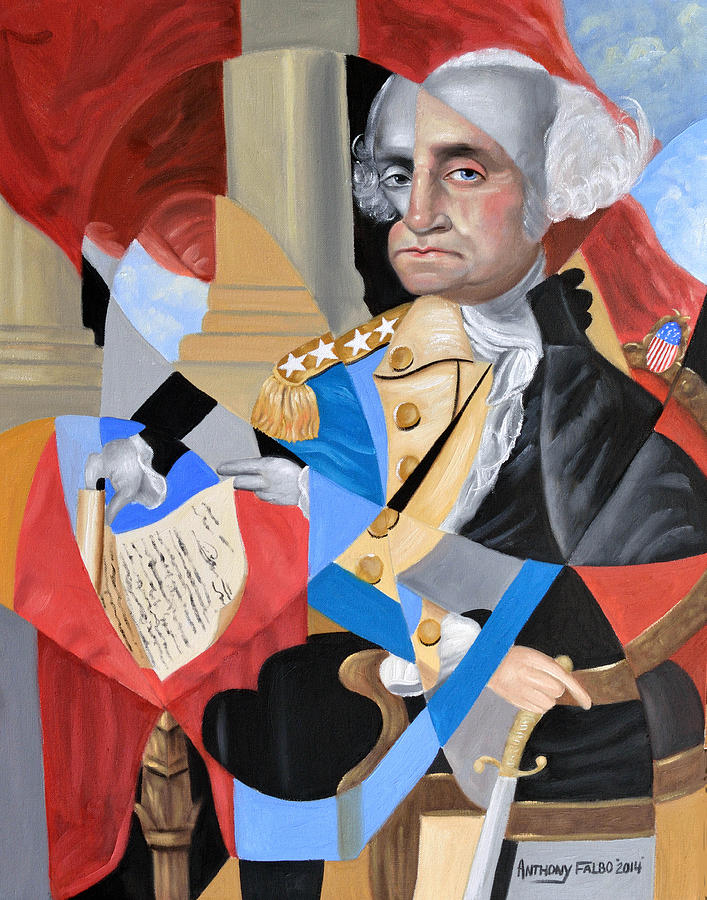 George Washington Painting - George Washington by Anthony Falbo