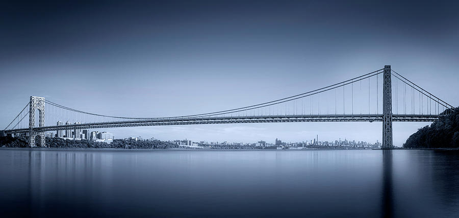 Architecture Photograph - George Washington Bridge by 