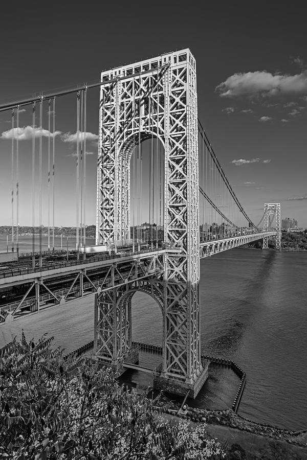New York City Photograph - George Washington Bridge BW by Susan Candelario