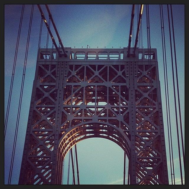 Manhattan Photograph - George Washington Bridge #manhattan by Mary Ann Reilly