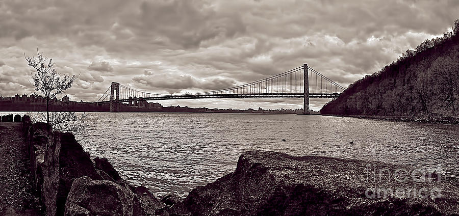 George Washington Bridge Photograph by Mark Miller