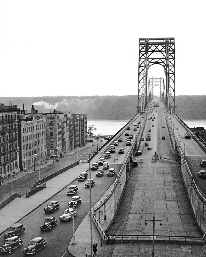 Washington Bridge, NY Photograph by Underwood Archives