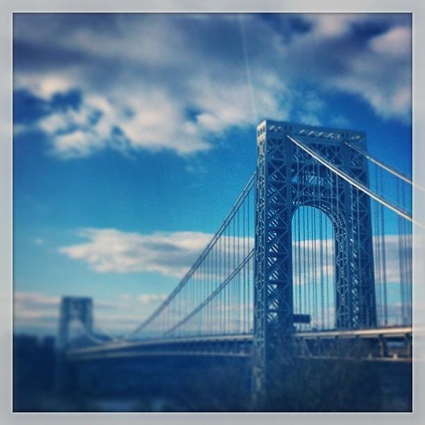 New York City Photograph - George Washington Bridge... #nyc by Lianne Farbes