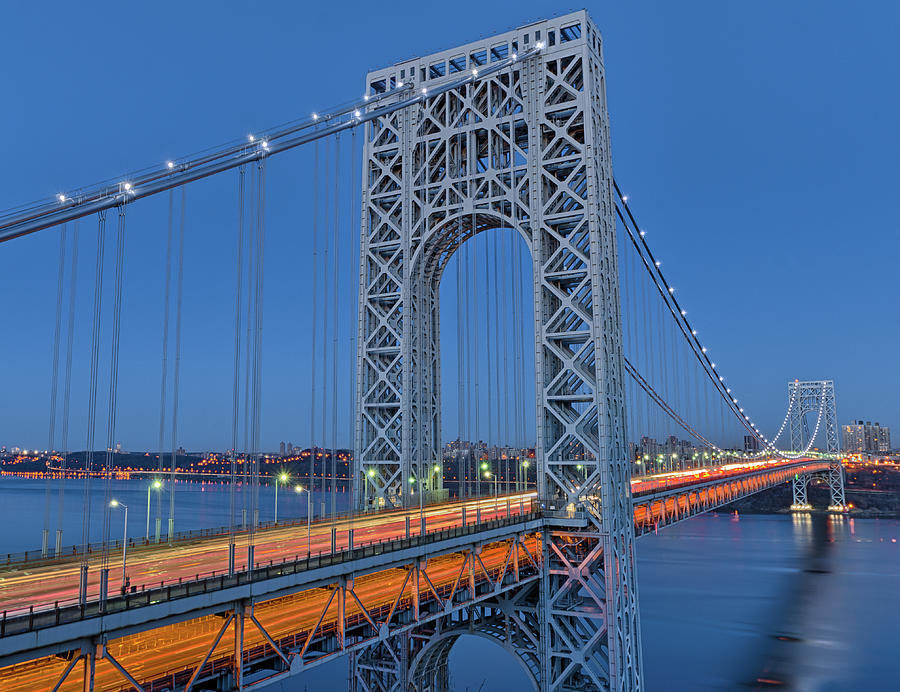 George Washington Bridge Photograph by Philip Taylor