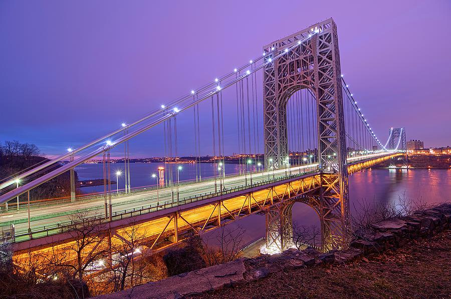 George Washington Bridge Photograph by Photography By Steve Kelley Aka Mudpig