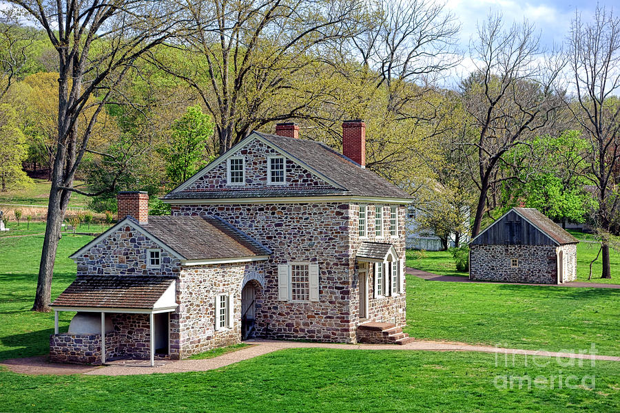 George Washington Headquarters at Valley Forge Photograph by Olivier Le Queinec