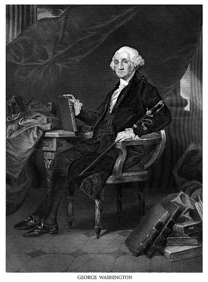 George Washington Painting by Historic Image