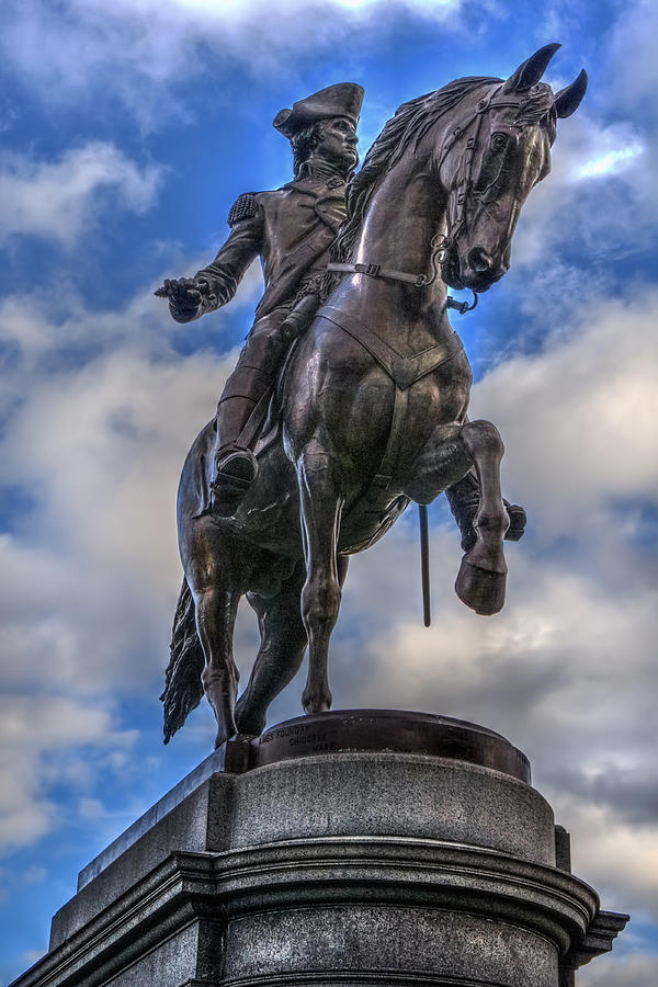 George Washington In The Public Garden - Boston Photograph
