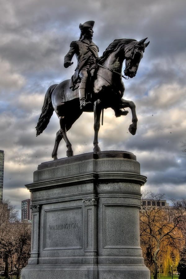 George Washington Statue - Public Garden Photograph by Joann Vitali