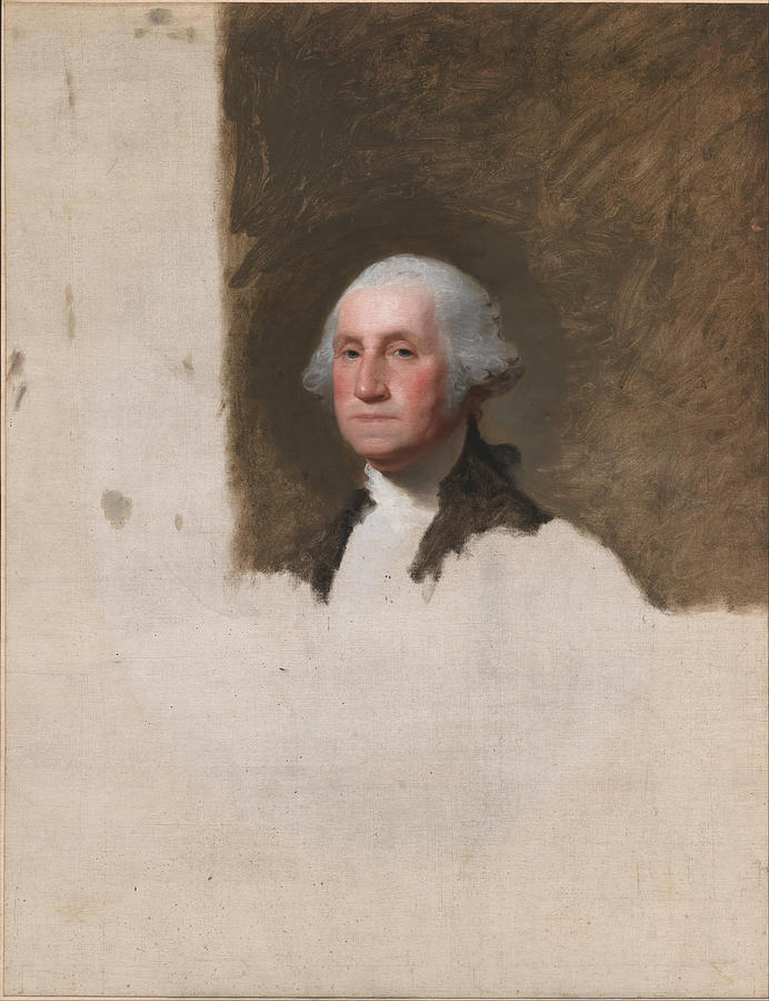 George Washington. The Athenaeum Portrait Painting by Gilbert Stuart
