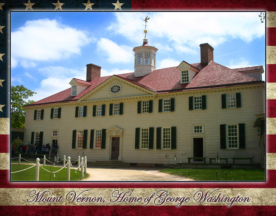 George Washingtons Mount Vernon Photograph by Anthony Jones