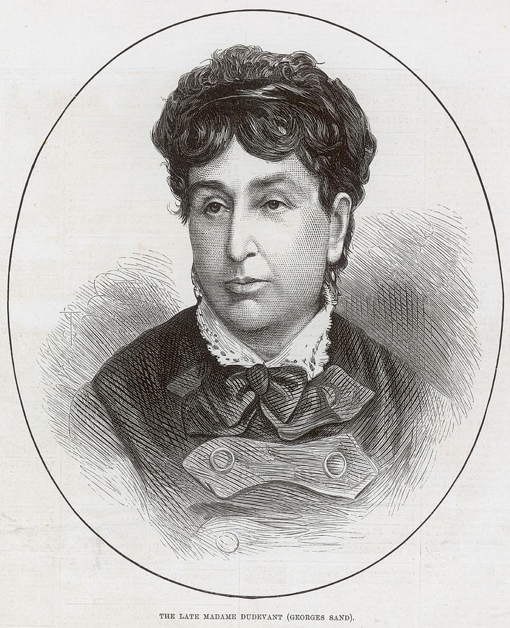 Georges Drawing - Georges Sand Alias Aurore Dudevant by  Illustrated London News Ltd/Mar