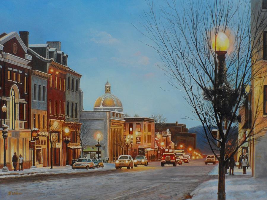Georgetown University Painting - Georgetown Holiday by Steve Wilson