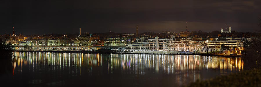 Georgetown University Photograph - Georgetown Waterfront by Metro DC Photography
